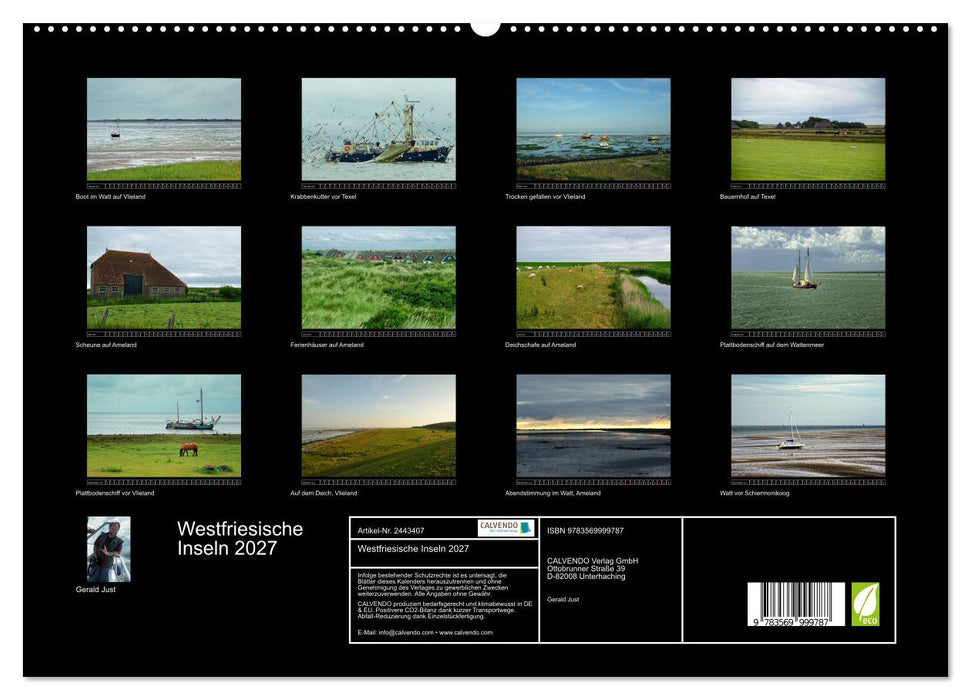 Westfriesische Inseln 2027 (CALVENDO Premium Wandkalender 2027)