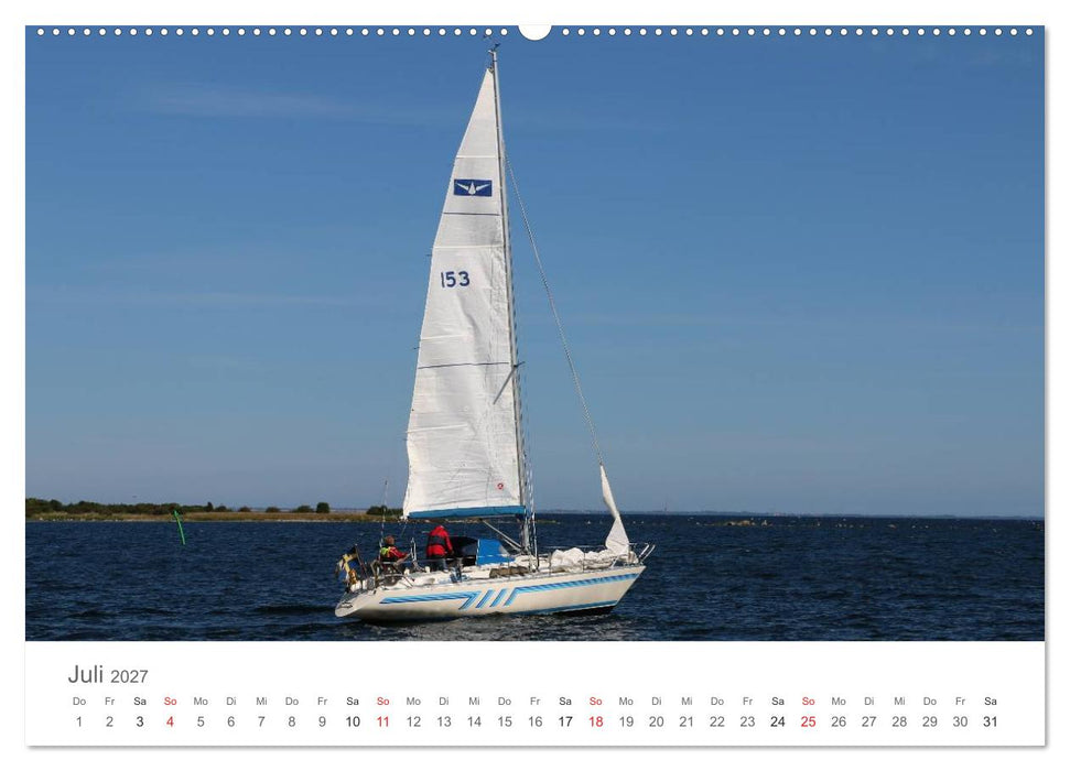 Segelboote in Südschwedens Schären (CALVENDO Premium Wandkalender 2027)