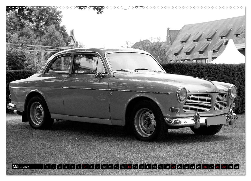 Automobile vergangener Jahrzehnte (CALVENDO Premium Wandkalender 2027)