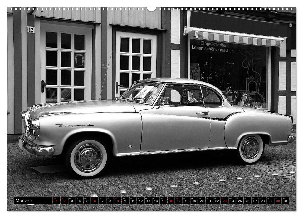 Automobile vergangener Jahrzehnte (CALVENDO Premium Wandkalender 2027)
