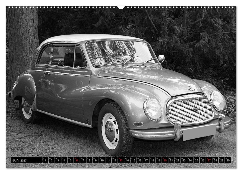 Automobile vergangener Jahrzehnte (CALVENDO Premium Wandkalender 2027)