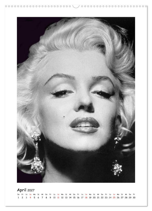 Marilyn Monroe. Weltstar und Sexsymbol (CALVENDO Premium Wandkalender 2027)