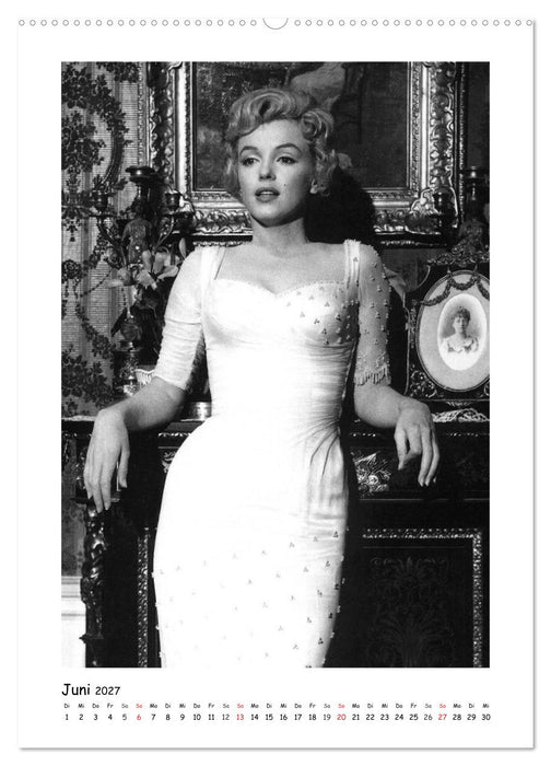 Marilyn Monroe. Weltstar und Sexsymbol (CALVENDO Premium Wandkalender 2027)