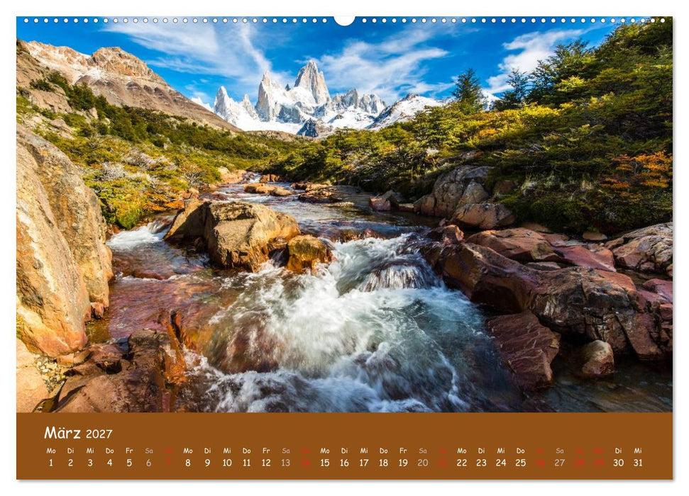 Patagonien 2027 - Traumziel in den Anden (CALVENDO Wandkalender 2027)