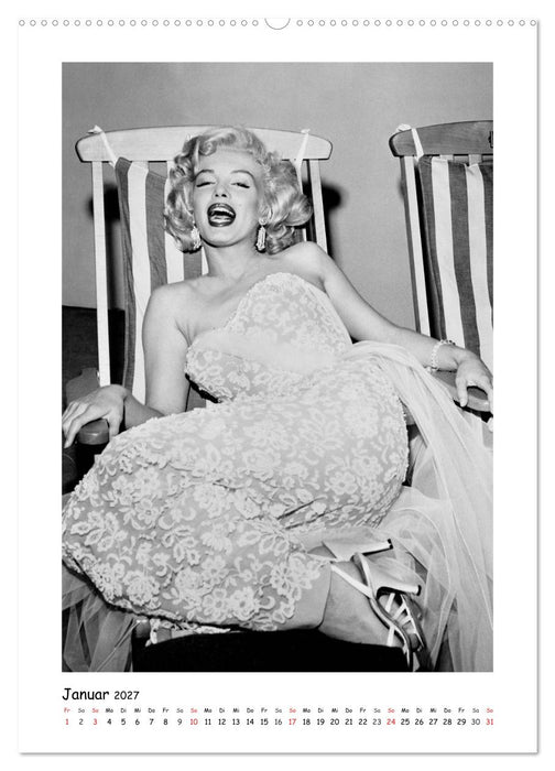 Marilyn Monroe. Weltstar und Sexsymbol (CALVENDO Wandkalender 2027)