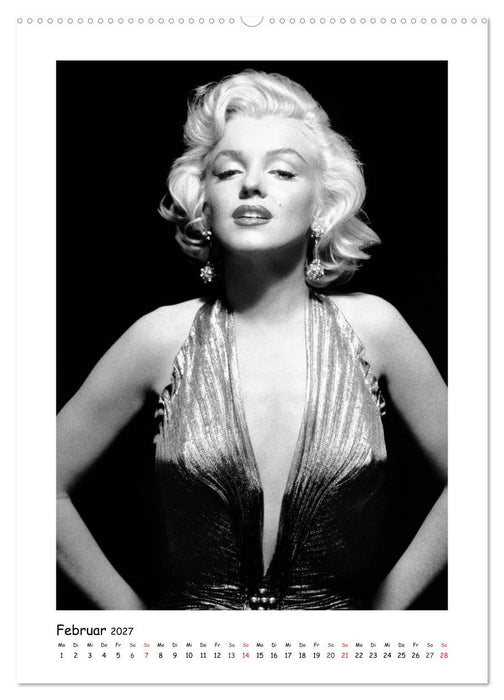 Marilyn Monroe. Weltstar und Sexsymbol (CALVENDO Wandkalender 2027)