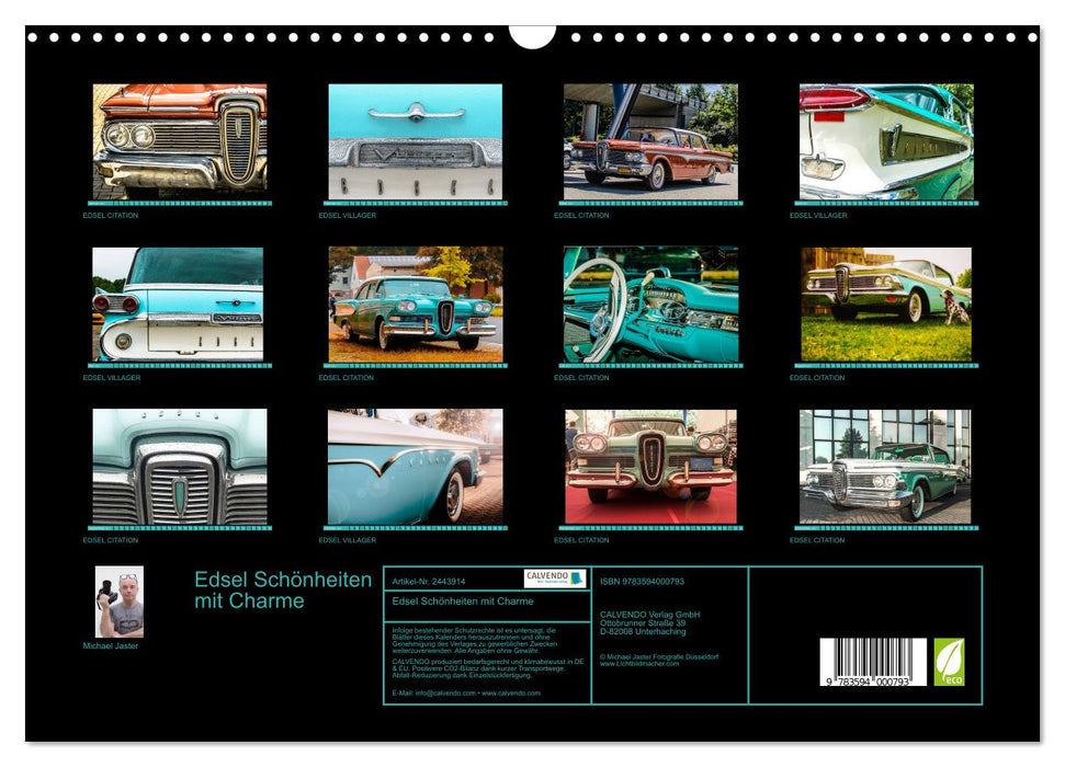 Edsel Schönheiten mit Charme (CALVENDO Wandkalender 2027)