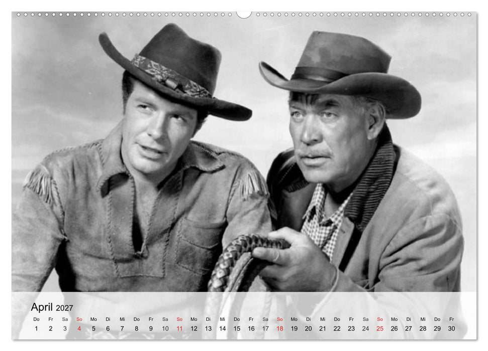 Westernhelden der Kinoleinwand (CALVENDO Wandkalender 2027)