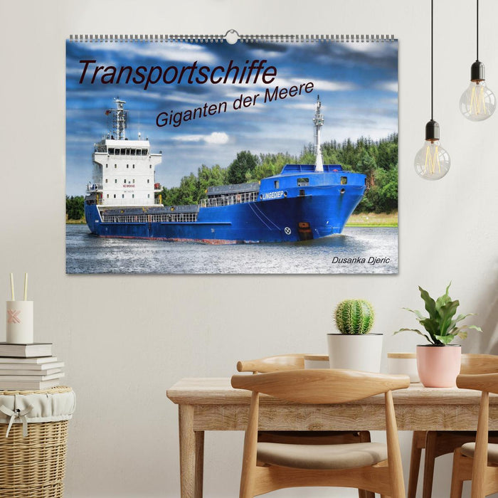 Transportschiffe Giganten der Meere (CALVENDO Wandkalender 2027)