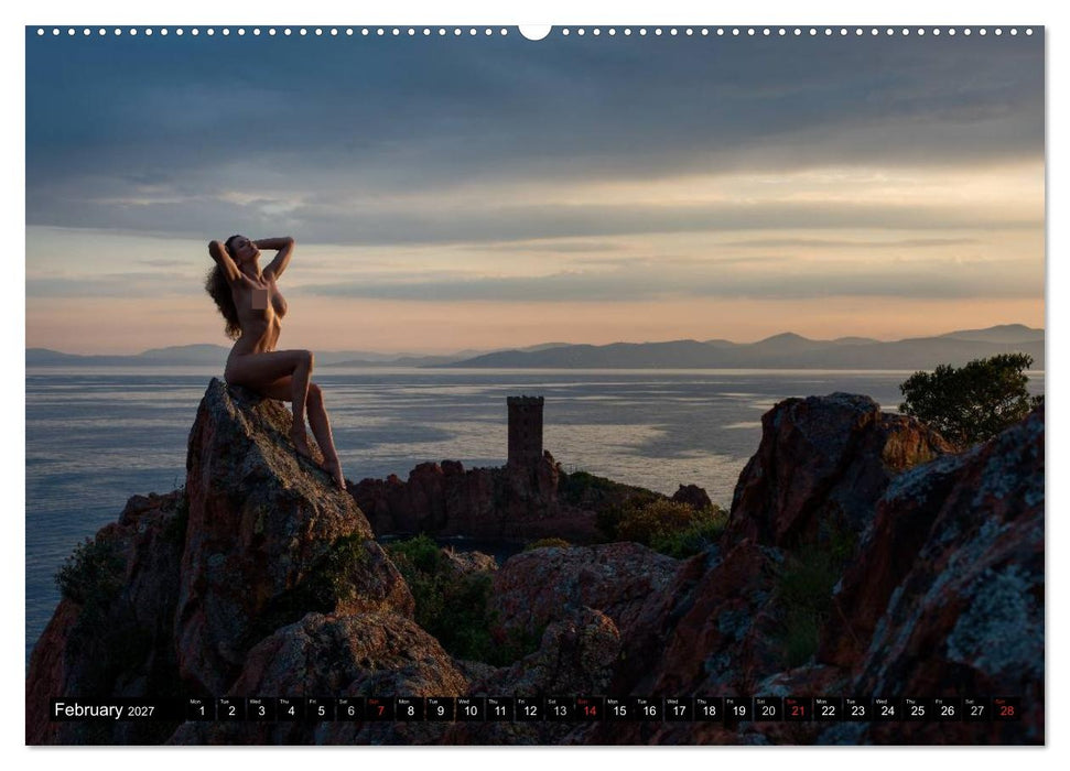 Cote d'Azur Landscapes and Nudes (CALVENDO Premium-Calendar 2027)