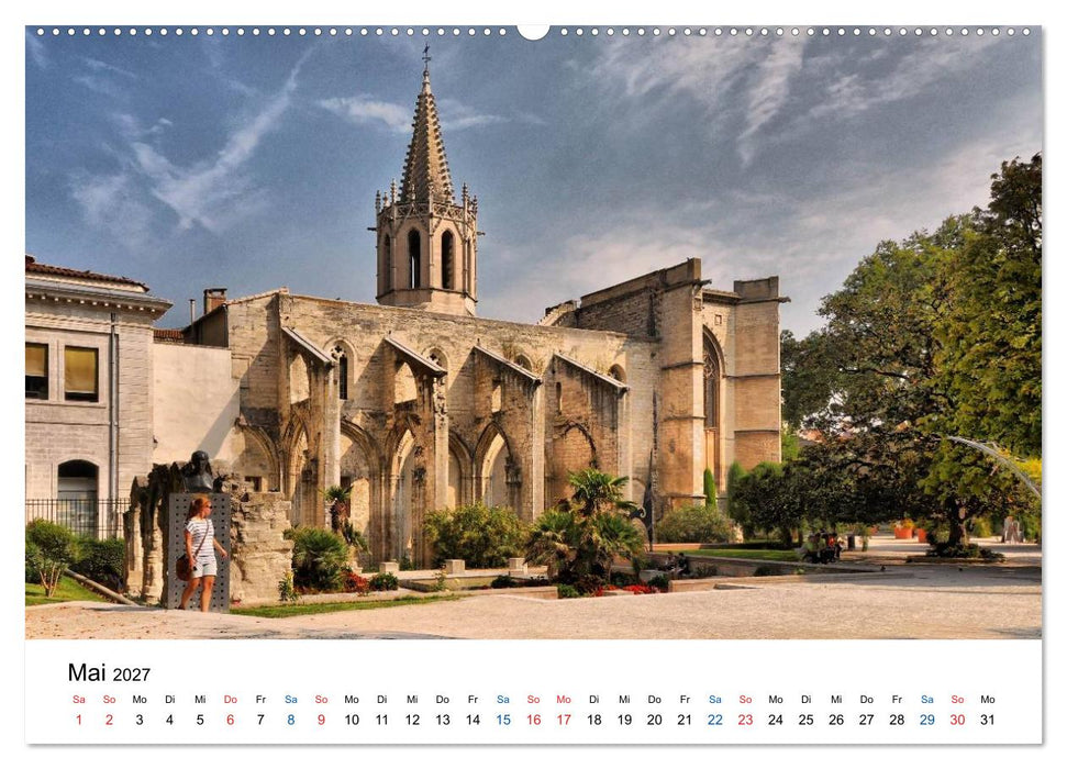Avignon - Weltkulturerbe der UNESCO (CALVENDO Premium Wandkalender 2027)