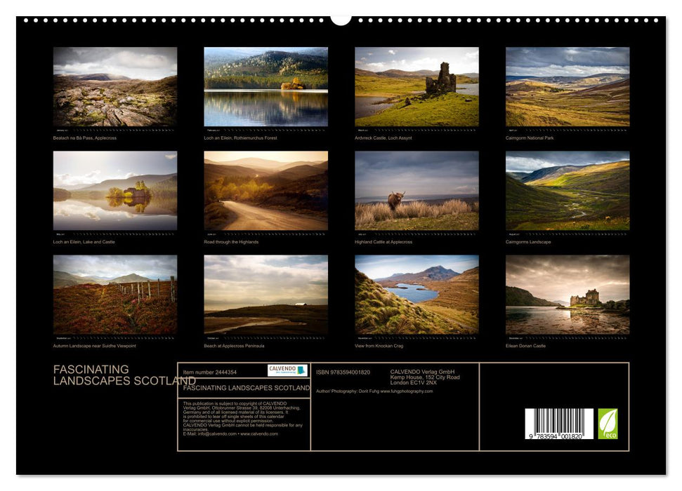 FASCINATING LANDSCAPES SCOTLAND (CALVENDO Premium-Calendar 2027)