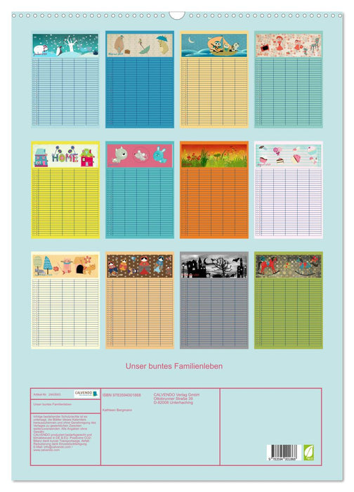 Unser buntes Familienleben (CALVENDO Wandkalender 2027)