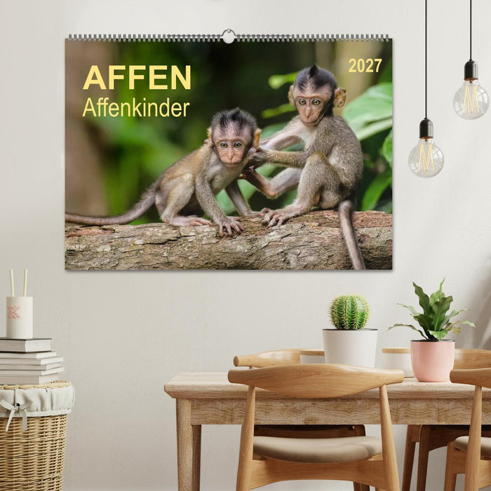 Affen - Affenkinder (CALVENDO Wandkalender 2027)