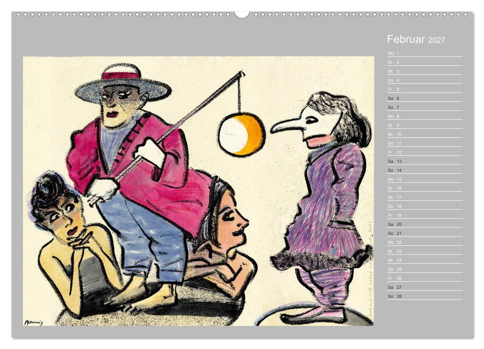 Wolf-Dieter Pfenning – 12 Monate auf Papier (CALVENDO Premium Wandkalender 2027)