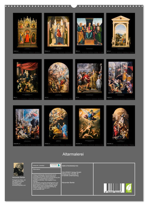 Altarmalerei (CALVENDO Premium Wandkalender 2027)