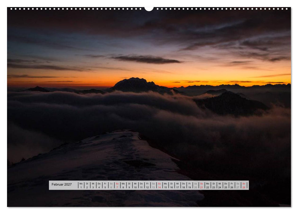 Berge im Licht der Sonne (CALVENDO Wandkalender 2027)