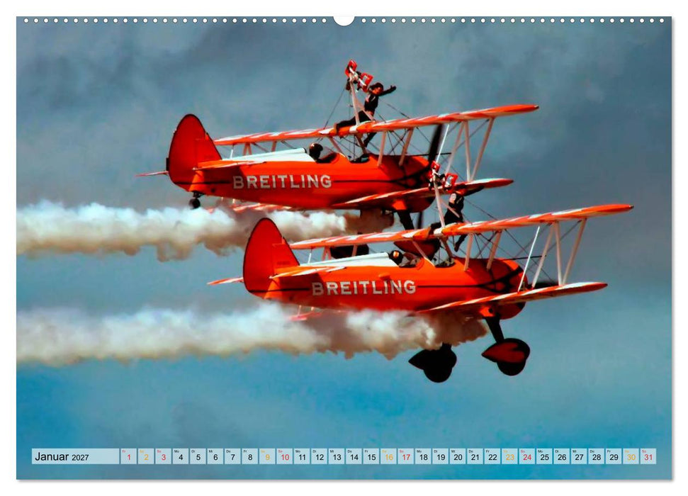 Flugschau - frei sein (CALVENDO Premium Wandkalender 2027)