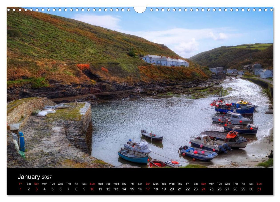 Cornwall (CALVENDO Monthly Calendar 2027)