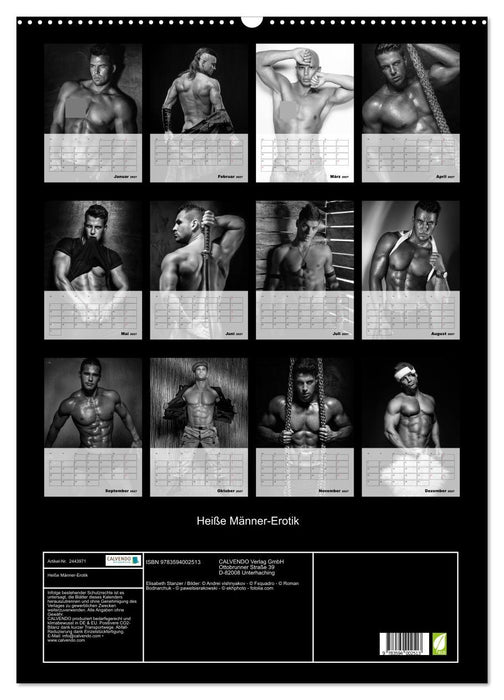 Heiße Männer-Erotik (CALVENDO Wandkalender 2027)