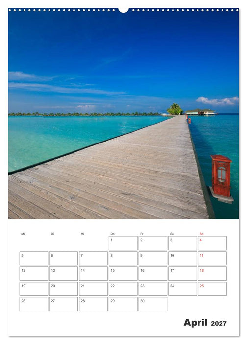Inselparadiese im Südpazifik (CALVENDO Wandkalender 2027)