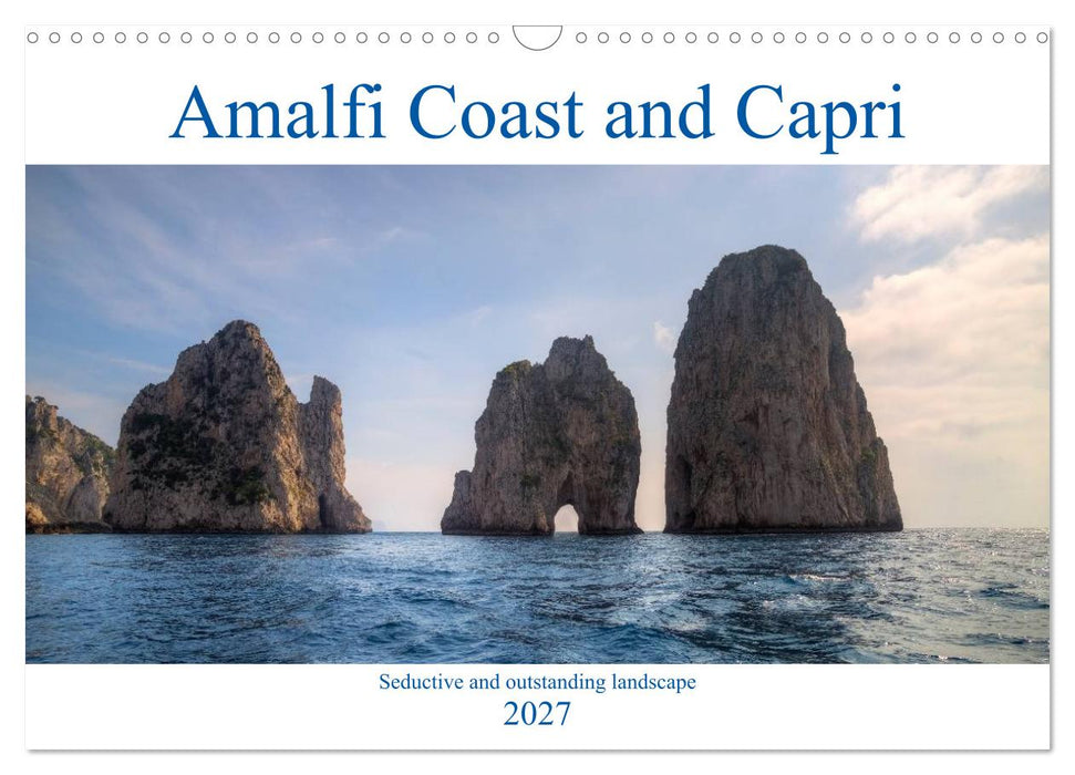 Amalfi Coast and Capri (CALVENDO Monthly Calendar 2027)