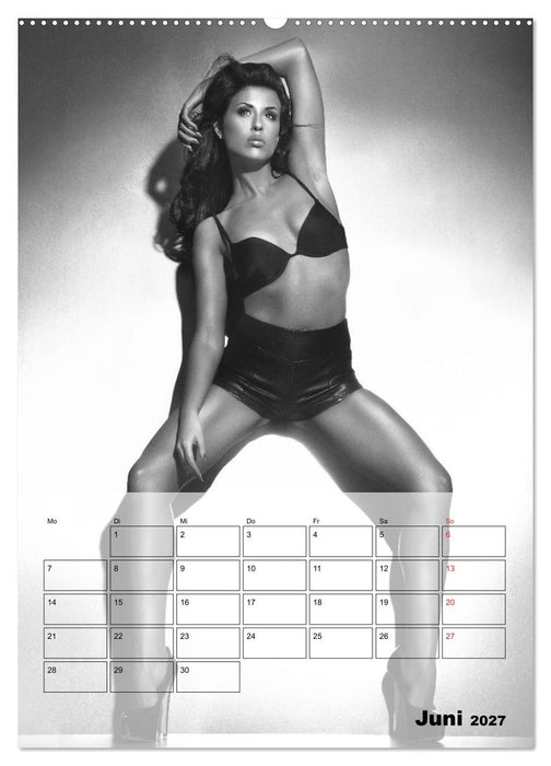 Knisternde Erotik in schwarz-weiß (CALVENDO Wandkalender 2027)