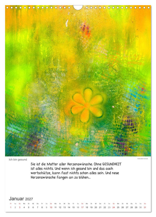Motivation-Art 2027 (CALVENDO Wandkalender 2027)