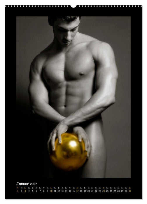 Golden Ball - Männer Akte (CALVENDO Wandkalender 2027)