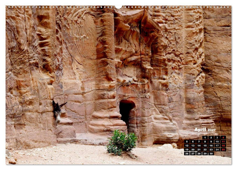 Petra - Felsenstadt in der Wüste (CALVENDO Wandkalender 2027)