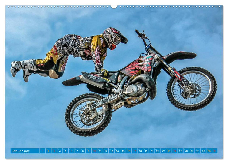 Motocross - mit vollem Risiko (CALVENDO Premium Wandkalender 2027)