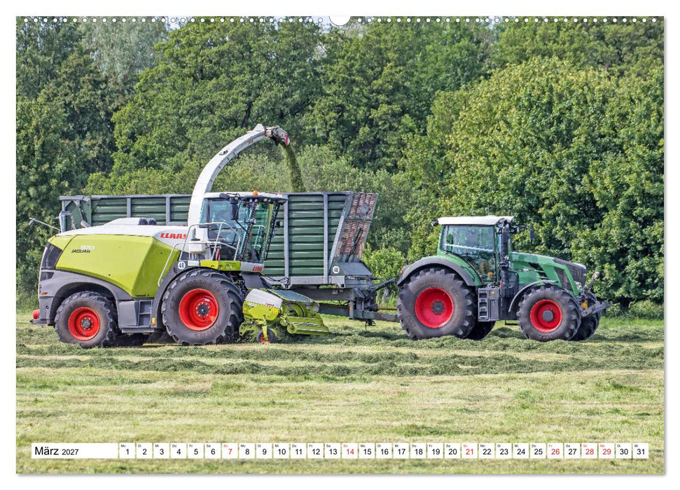 Landmaschinen zum Anfassen nah (CALVENDO Premium Wandkalender 2027)