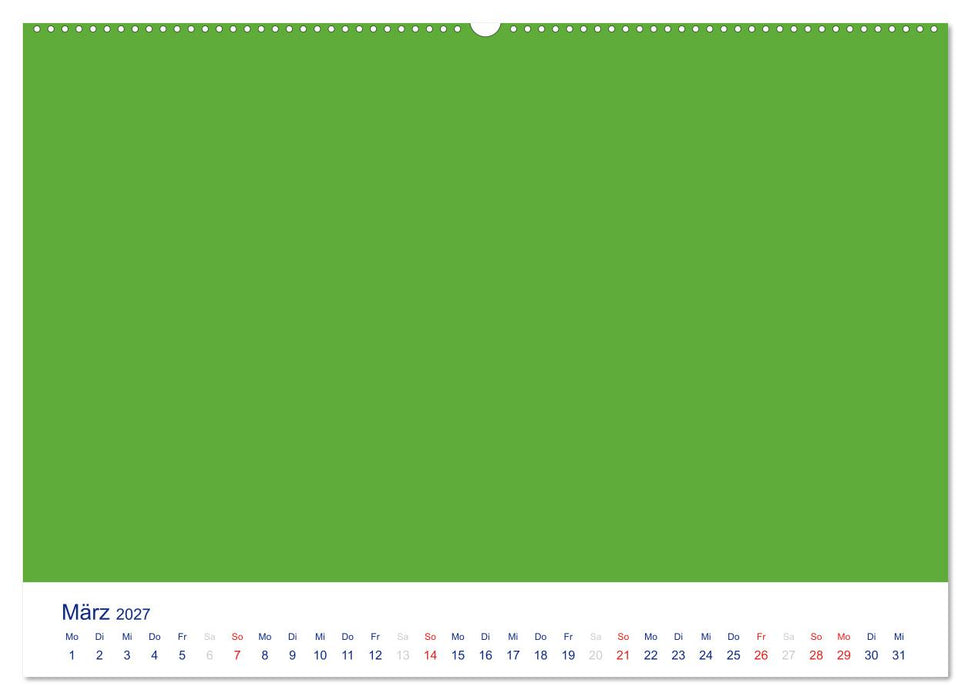 Farbiger Bastelkalender (CALVENDO Wandkalender 2027)