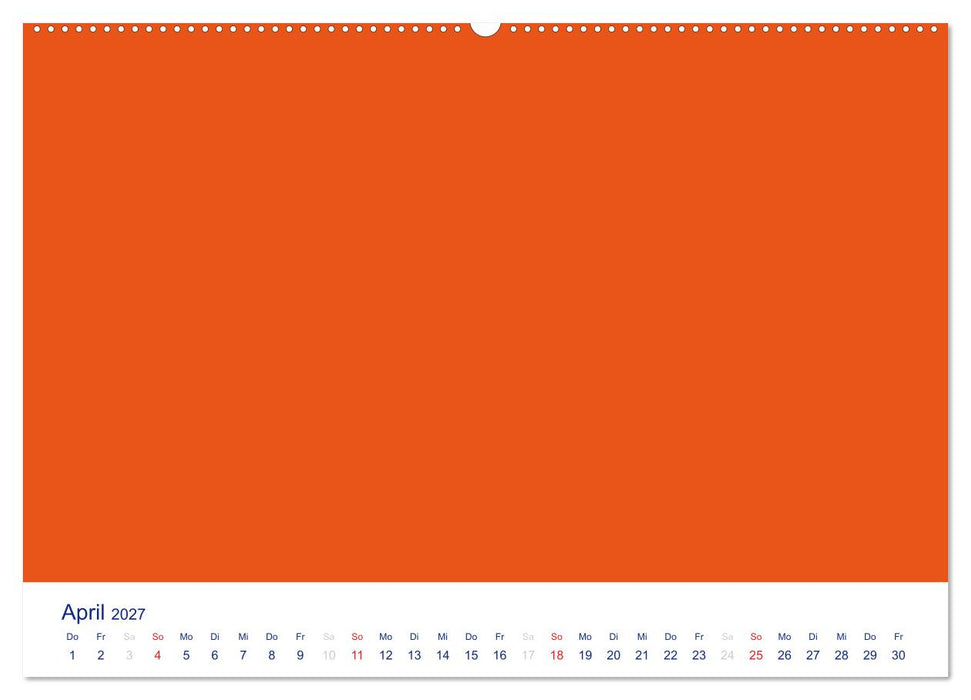 Farbiger Bastelkalender (CALVENDO Wandkalender 2027)