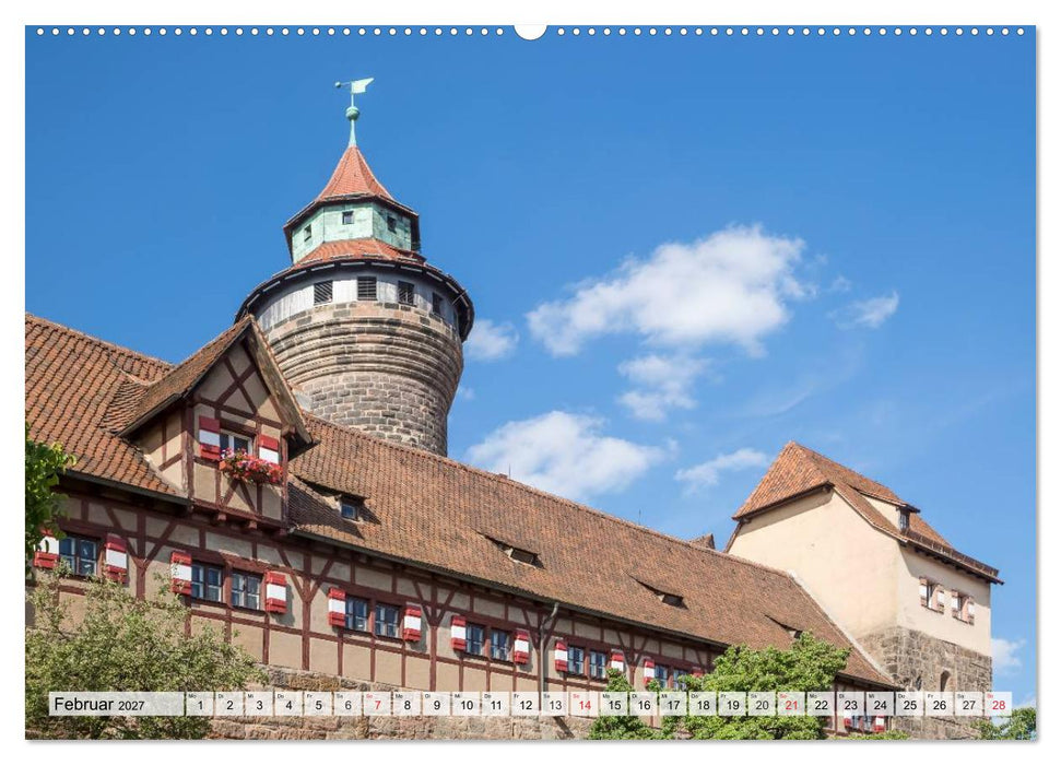 NÜRNBERG Historisches Stadtherz (CALVENDO Wandkalender 2027)