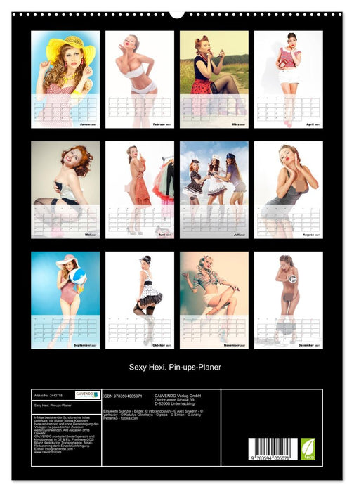 Sexy Hexi. Pin-ups-Planer (CALVENDO Premium Wandkalender 2027)