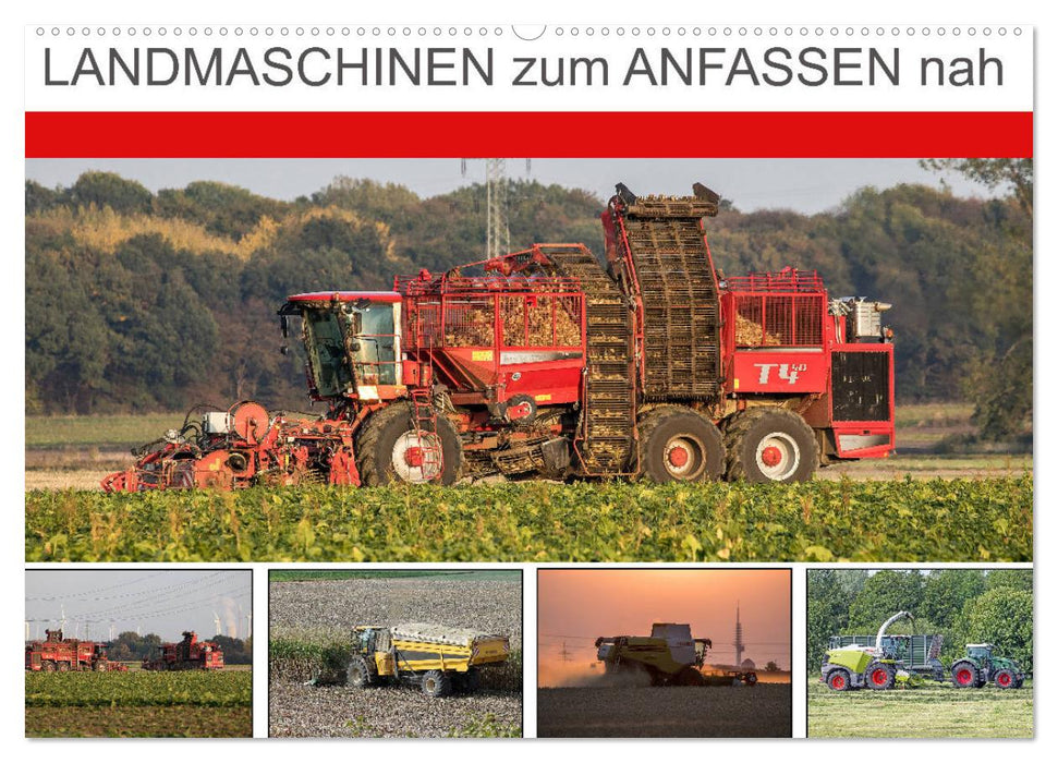 Landmaschinen zum Anfassen nah (CALVENDO Wandkalender 2027)
