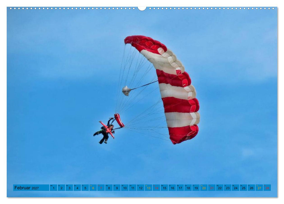 Fallschirmspringen - Mut und Abenteuer (CALVENDO Wandkalender 2027)