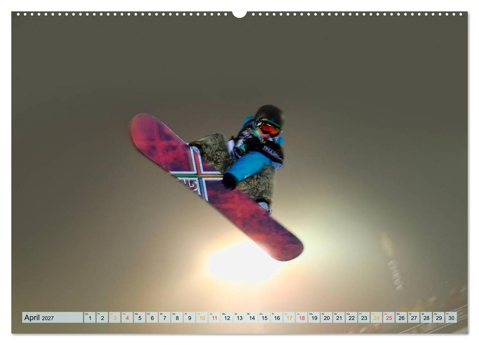 Snowboarden - ein Stück Freiheit (CALVENDO Premium Wandkalender 2027)