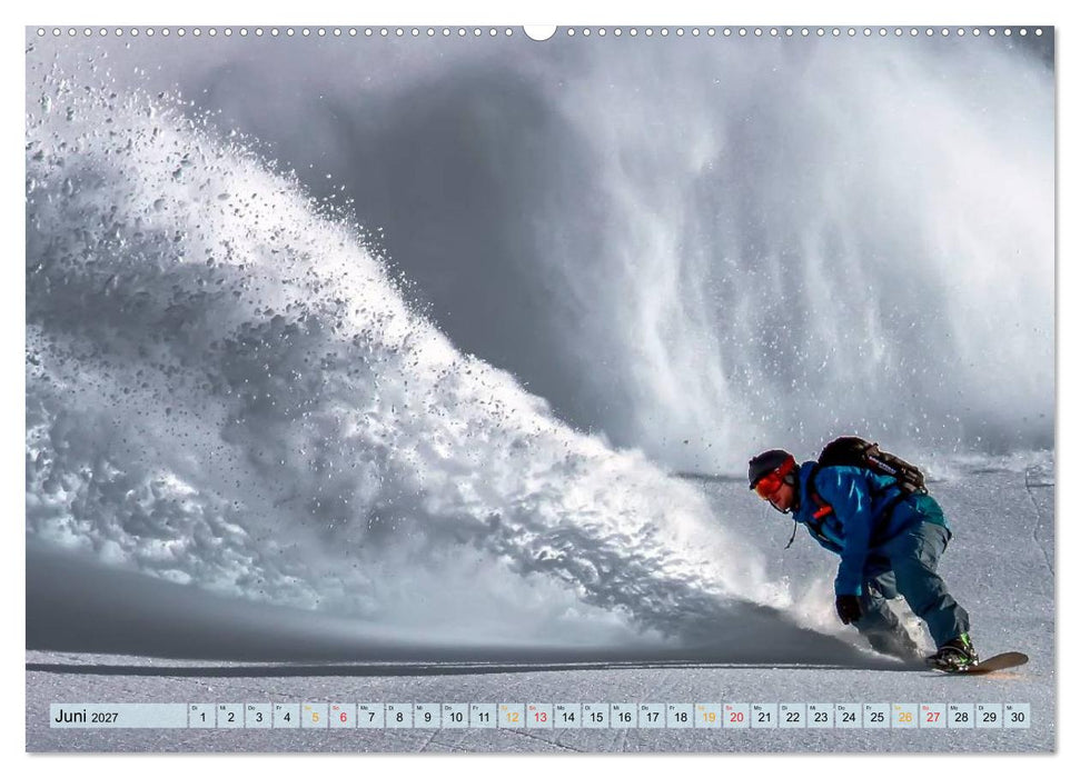 Snowboarden - ein Stück Freiheit (CALVENDO Premium Wandkalender 2027)