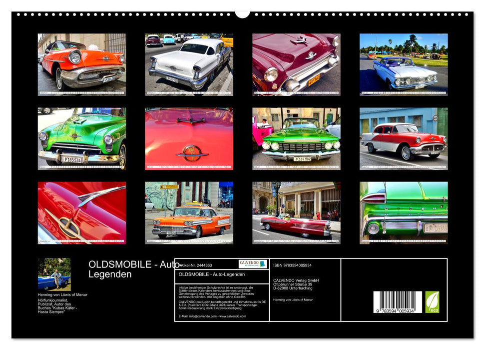 OLDSMOBILE - Auto-Legenden (CALVENDO Premium Wandkalender 2027)