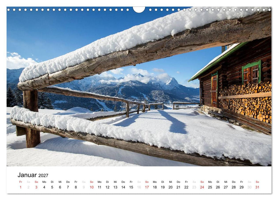 Zugspitz-Impressionen (CALVENDO Wandkalender 2027)
