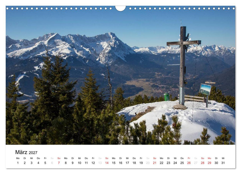 Zugspitz-Impressionen (CALVENDO Wandkalender 2027)