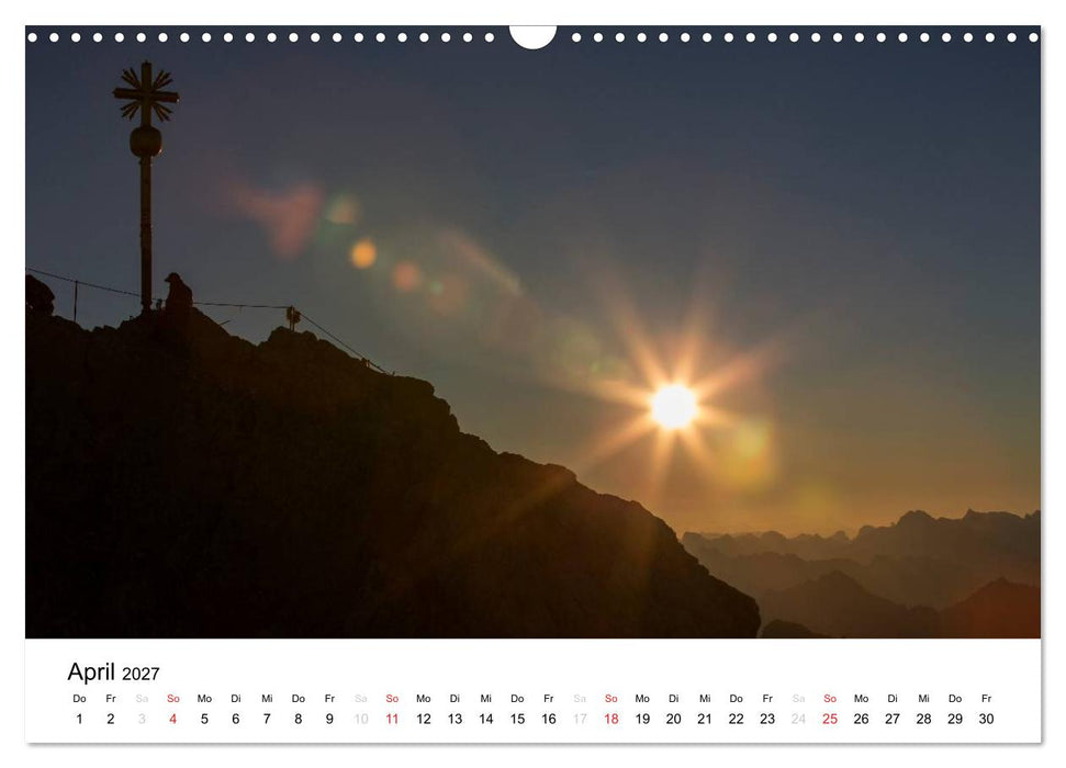 Zugspitz-Impressionen (CALVENDO Wandkalender 2027)