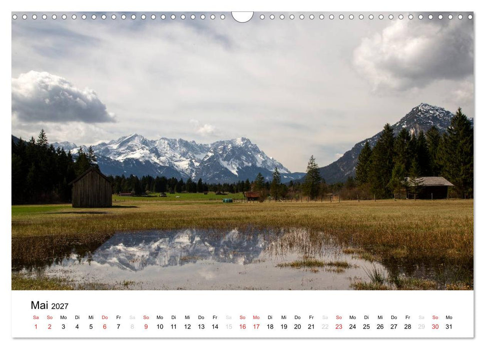 Zugspitz-Impressionen (CALVENDO Wandkalender 2027)