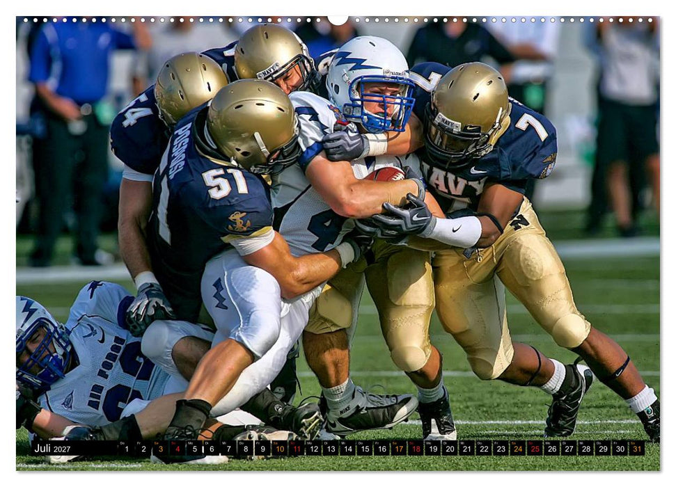 Kraft und Taktik - American Football (CALVENDO Premium Wandkalender 2027)