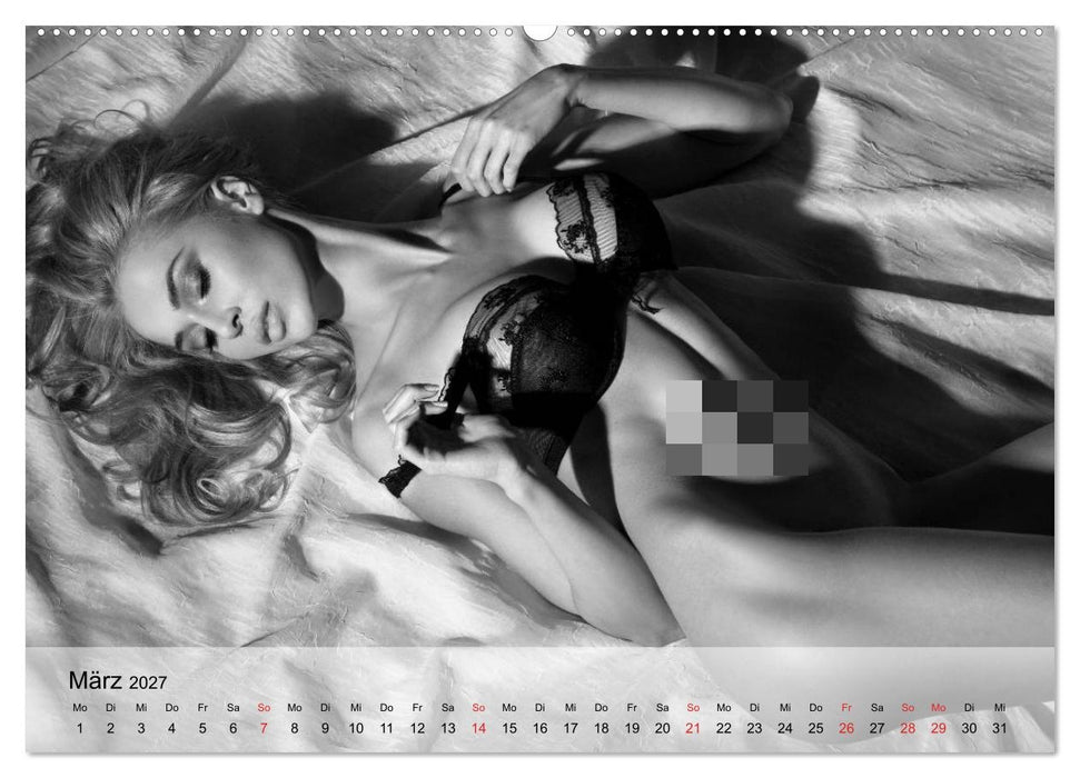 Pure Erotik. Emotionale Momente der Verführung (CALVENDO Wandkalender 2027)