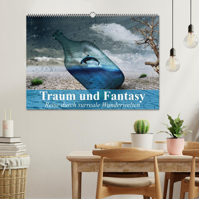 Traum und Fantasy. Reise durch surreale Wunderwelten (CALVENDO Wandkalender 2027)