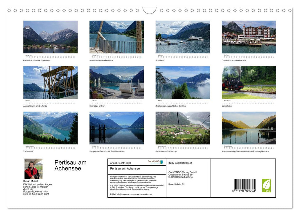 Pertisau am Achensee (CALVENDO Wandkalender 2027)