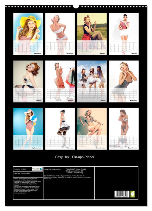 Sexy Hexi. Pin-ups-Planer (CALVENDO Wandkalender 2027)